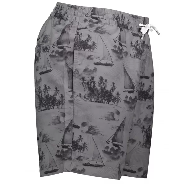  Pantaloni scurți pentru bărbați ALTISPORT HELET MPAT526 GRI DESCHIS 