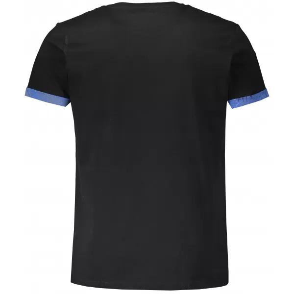  Tricou pentru bărbați KIXMI LARKIN NEGRU 