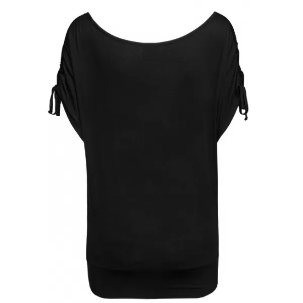  Tricou pentru femei cu mâneci scurte SAM 73 SUSAN WT 813 NEGRU 