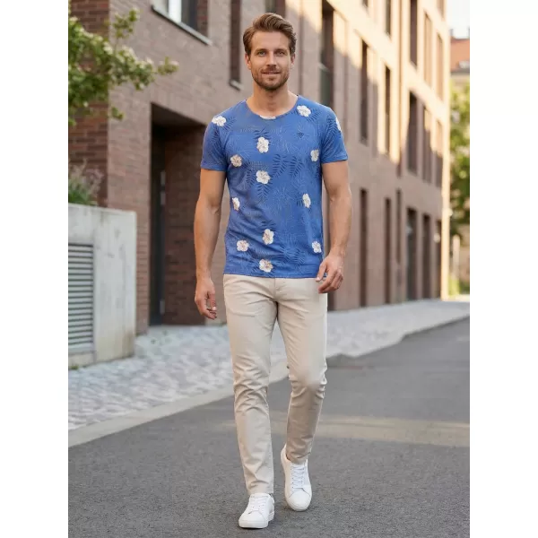  Tricou pentru bărbați KIXMI LARRY ALBASTRU 