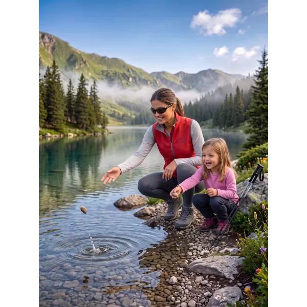  Vesta softshell dama ALTISPORT ALW056516 ROȘU 