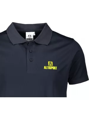 Tricou funcțional pentru bărbați cu guler ALTISPORT ALM006217 ALBASTRU MARIN