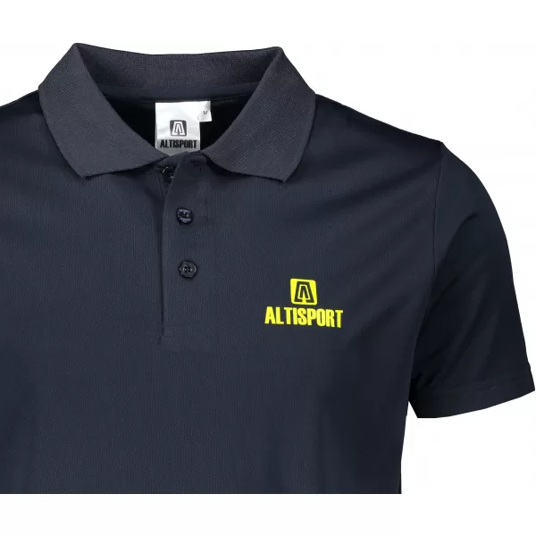  Tricou funcțional pentru bărbați cu guler ALTISPORT ALM006217 ALBASTRU MARIN 