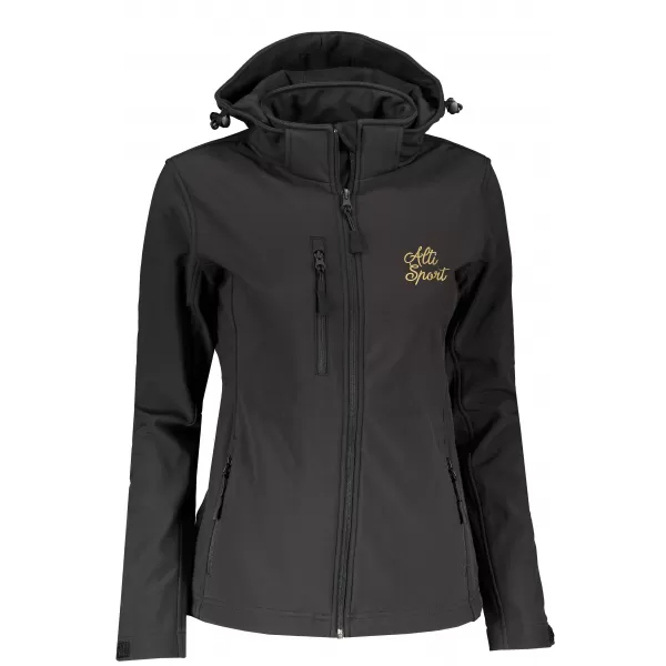  Jachetă softshell pentru femei ALTISPORT ALW056521 NEGRU 