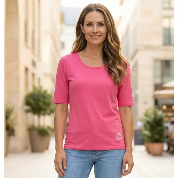  Tricou de damă cu mâneci scurte ALTISPORT ARICA LTST772 ROZ DESCHIS 
