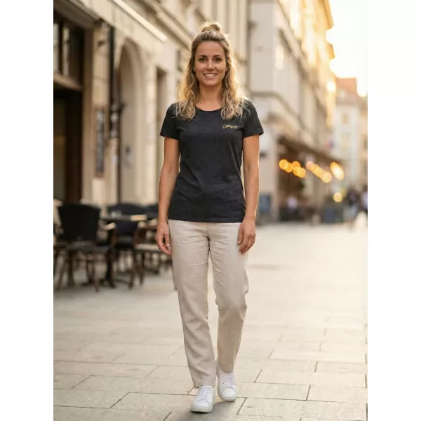  Tricou pentru femei ALTISPORT RISTA LTST769 NEGRU 