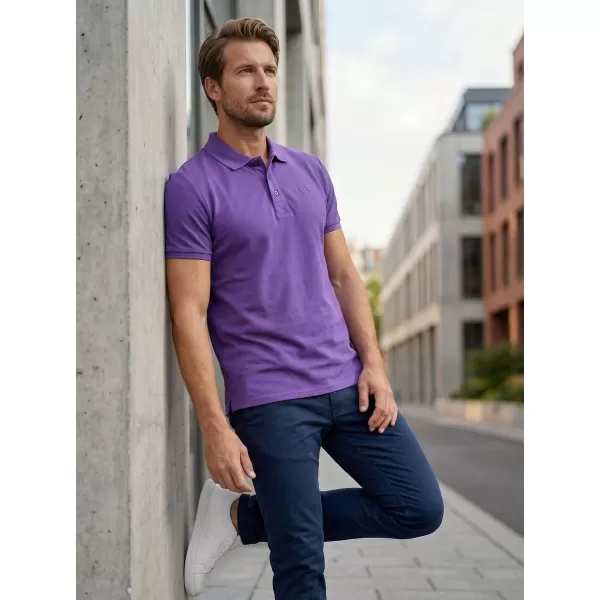  Tricou pentru bărbați KIXMI LOUIS VIOLET 