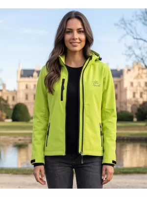 Jachetă softshell pentru femei ALTISPORT ALW056521 LĂMÂIE VERDE