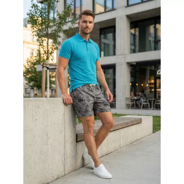  Pantaloni scurți pentru bărbați ALTISPORT HELET MPAT526 GRI DESCHIS 