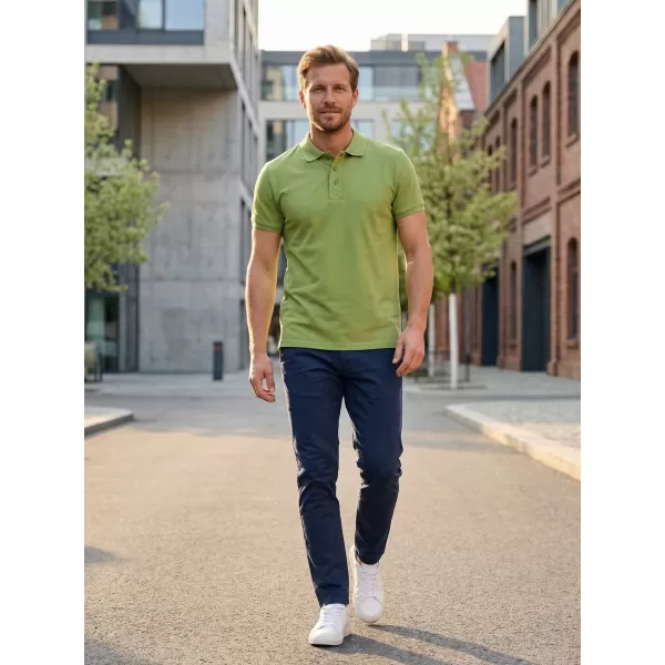  Tricou pentru bărbați KIXMI LOUIS VERDE 