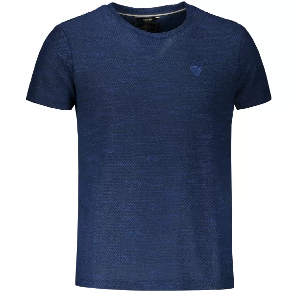  Tricou pentru bărbați KIXMI LOGAN ALBASTRU INCHIS 