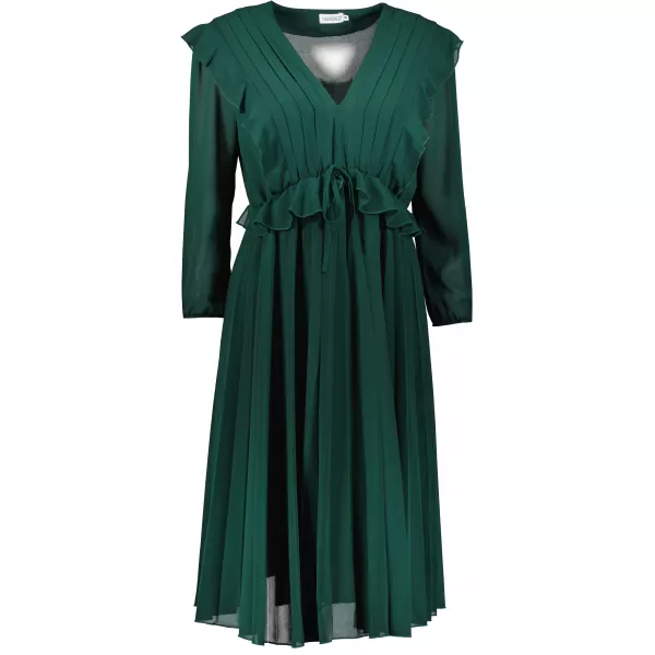  Rochie pentru femei NOMOCO POLLY A341-2 GREEN NOMOCO1 