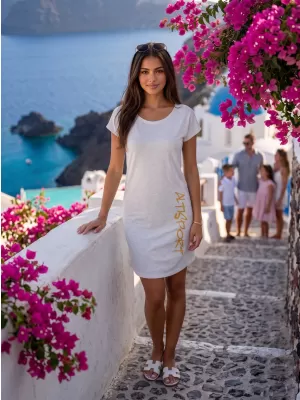 Rochie ALTISPORT BHUMA LSKT327 ALB/GRI MELANGE