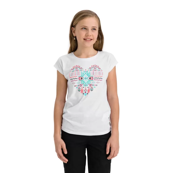  Tricou de fată cu mâneci scurte SAM 73 FREYA GT 550 ALB 