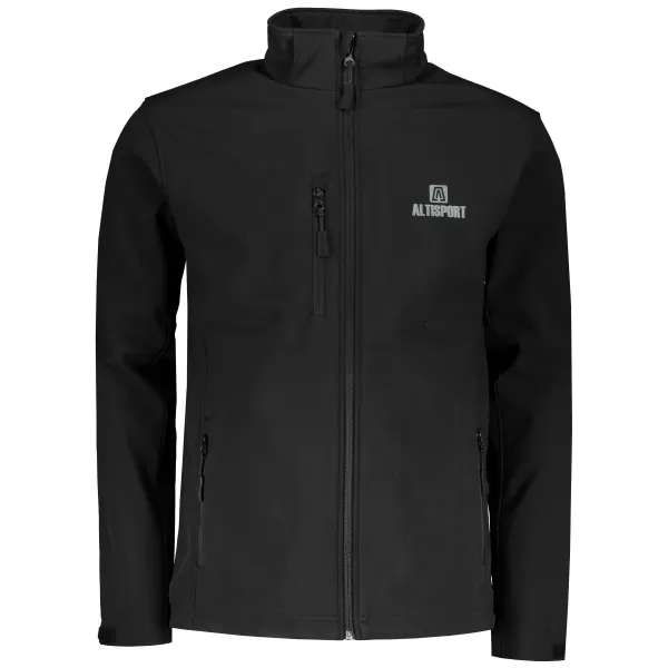  Jachetă softshell pentru bărbați ALTISPORT ALM006522 NEGRU 