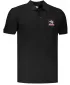 Tricou pentru bărbați cu guler ALTISPORT ALM071203 NEGRU ȘI ROȘU