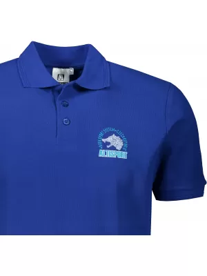 Tricou pentru bărbați cu guler ALTISPORT ALM071203 ALBASTRU REGAL