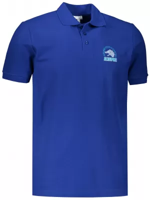 Tricou pentru bărbați cu guler ALTISPORT ALM071203 ALBASTRU REGAL