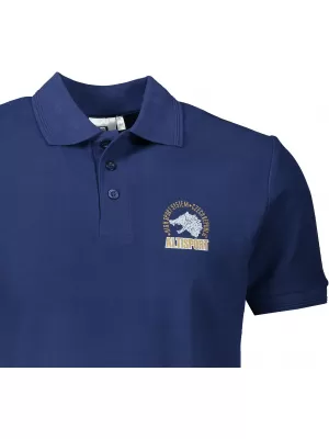 Tricou pentru bărbați cu guler ALTISPORT ALM071203 ALBASTRU MIEZUL NOPȚII