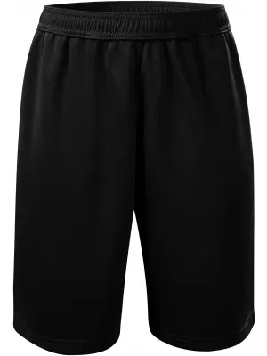 Pantaloni scurti sport pentru copii MALFINI MILES 613 NEGRU