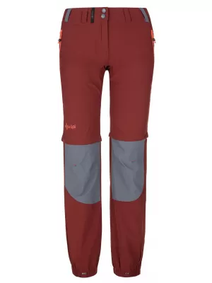 Pantaloni de dama KILPI HOSIO-W PL0024KI ROȘU ÎNCHIS
