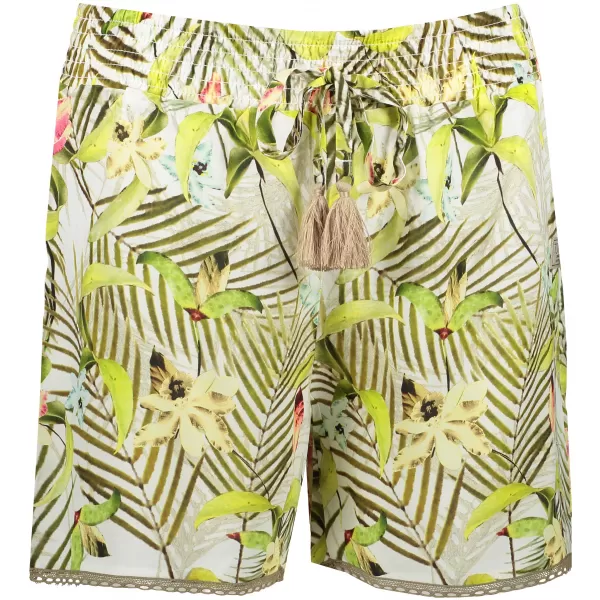  Pantaloni scurți de damă TORSTAI HAWI ALB/VERDE 