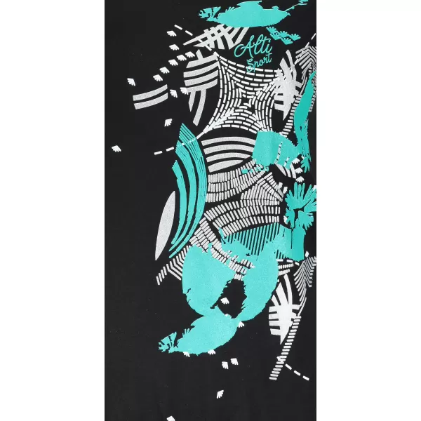  Tricou pentru femei ALTISPORT ALW084120 TURCOAZ NEGRU 