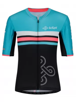 Tricou de ciclism pentru femei KILPI CORRIDOR-W PL0042KI ALBASTRU DESCHIS