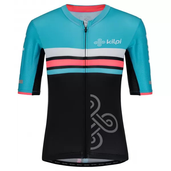  Tricou de ciclism pentru femei KILPI CORRIDOR-W PL0042KI ALBASTRU DESCHIS 