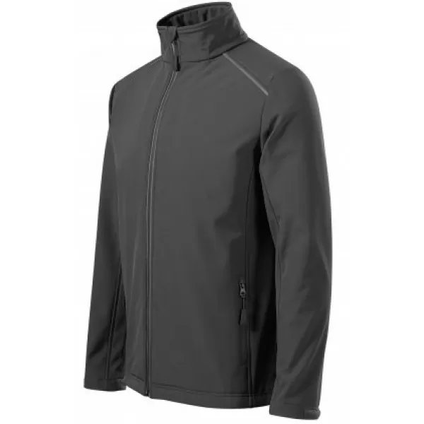  Jachetă softshell pentru bărbați MALFINI VALLEY 536 GRI OȚEL 