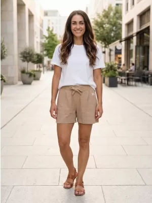 Pantaloni scurți de damă TORSTAI TILDA MARO