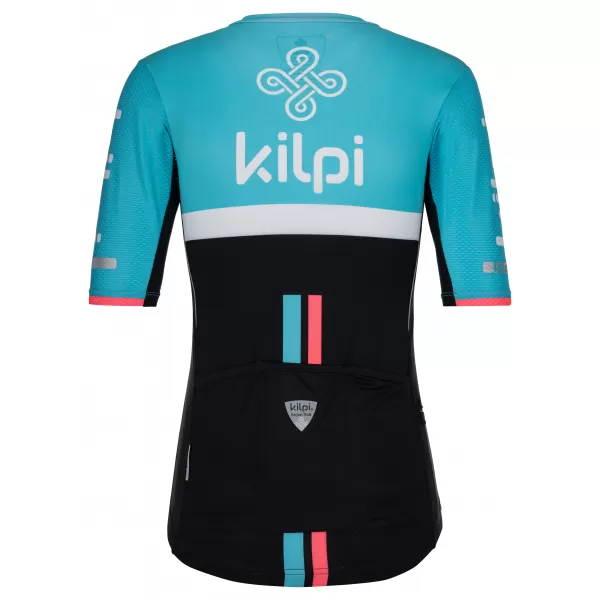  Tricou de ciclism pentru femei KILPI CORRIDOR-W PL0042KI ALBASTRU DESCHIS 