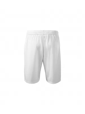 Pantaloni scurti sport pentru copii MALFINI MILES 613 ALB