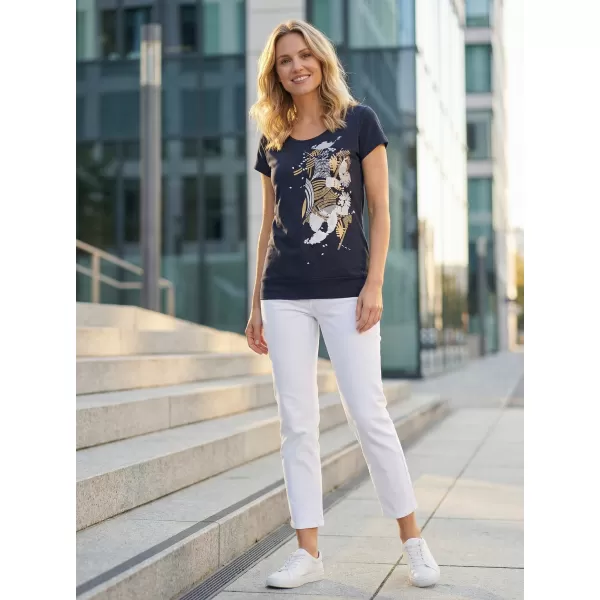  Tricou pentru femei ALTISPORT ALW084120 BLEUMARIN/AURIU 