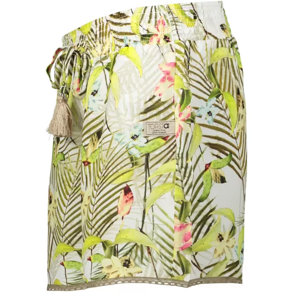  Pantaloni scurți de damă TORSTAI HAWI ALB/VERDE 