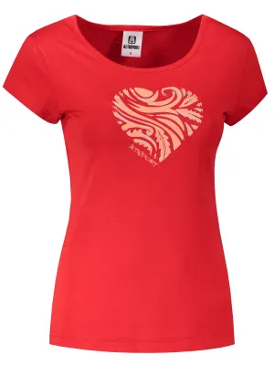 Tricou pentru femei ALTISPORT ALW077122 ROȘU