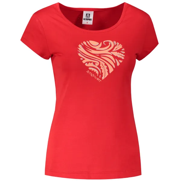  Tricou pentru femei ALTISPORT ALW077122 ROȘU 