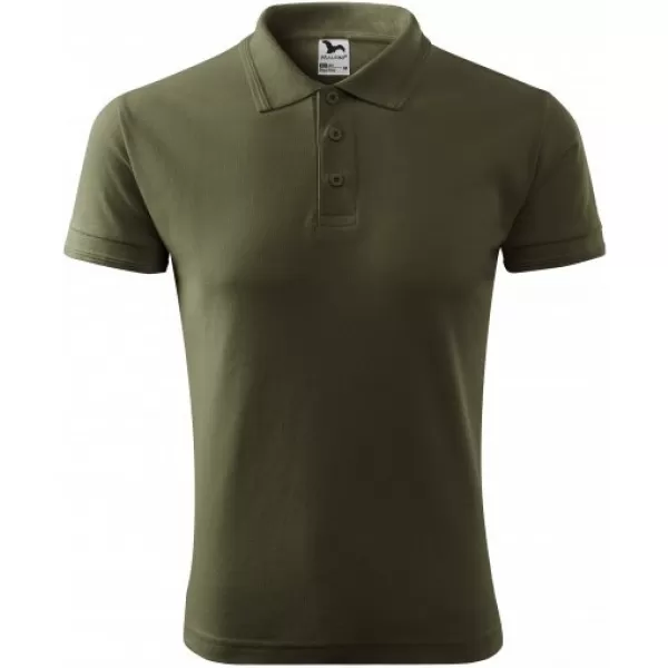  Tricou pentru bărbați cu guler MALFINI PIQUE POLO 203 MILITAR 