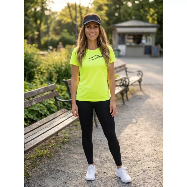  Dámské funkční triko ALTISPORT CARRYOVER ALW001140 NEON YELLOW 