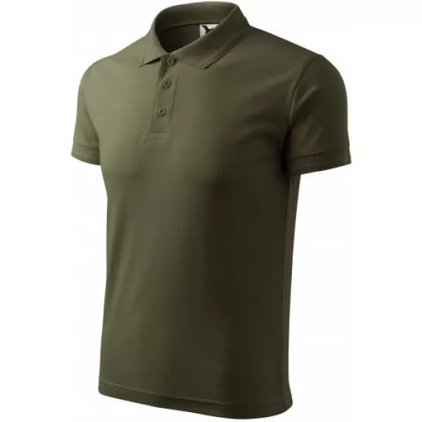  Tricou pentru bărbați cu guler MALFINI PIQUE POLO 203 MILITAR 