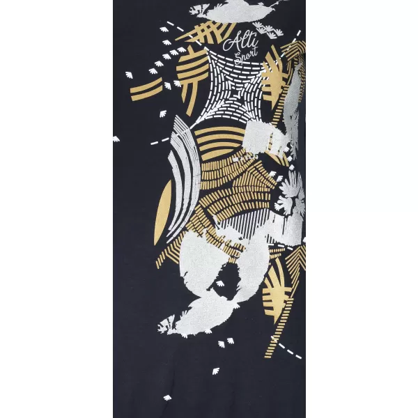  Tricou pentru femei ALTISPORT ALW084120 BLEUMARIN/AURIU 