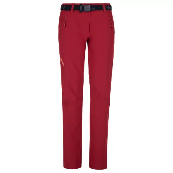  Pantaloni de dama KILPI WANAKA-W PL0027KI ROȘU ÎNCHIS 