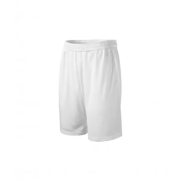  Pantaloni scurti sport pentru copii MALFINI MILES 613 ALB 
