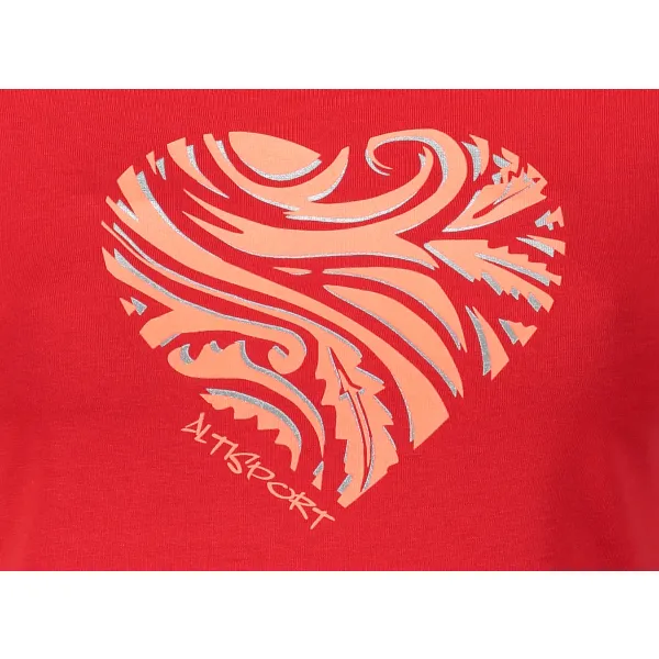  Tricou pentru femei ALTISPORT ALW077122 ROȘU 