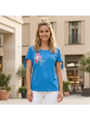 Tricou pentru femei ALTISPORT ALW107AL2 ALBASTRU