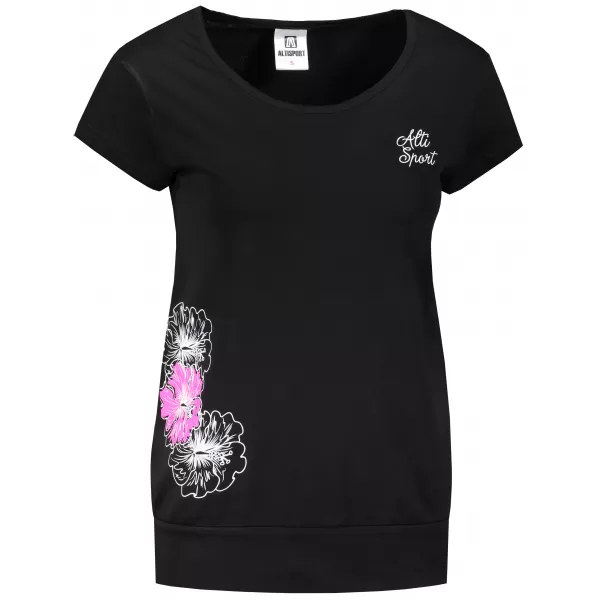  Tricou pentru femei ALTISPORT ALW106120 NEGRU ROZ 