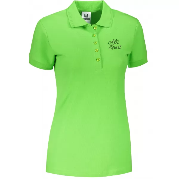  Tricou de damă cu guler ALTISPORT ALW056210 MĂR VERDE 