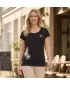 Tricou pentru femei ALTISPORT ALW106120 NEGRU SI AURIU
