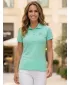 Tricou de damă cu guler ALTISPORT ALW056210 MENTĂ
