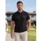 Tricou premium pentru bărbați cu guler ALTISPORT ALM002203 ALB-NEGRU